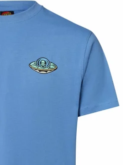 Santa Cruz Shirts<Herren Printshirt - Winkowski Ufo Dot blau bedruckt