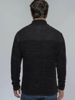 Carisma Pullover & Strickjacken<Herren Pullover schwarz uni