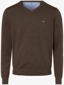 Fynch-Hatton Pullover & Strickjacken<Herren Pullover mocca uni
