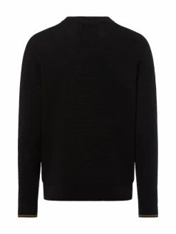 Fred Perry Pullover & Strickjacken<Herren Pullover schwarz strukturiert