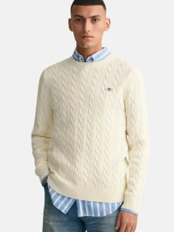 Gant Pullover & Strickjacken<Herren Pullover beige uni