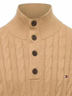 Tommy Hilfiger Pullover & Strickjacken<Herren Pullover camel uni