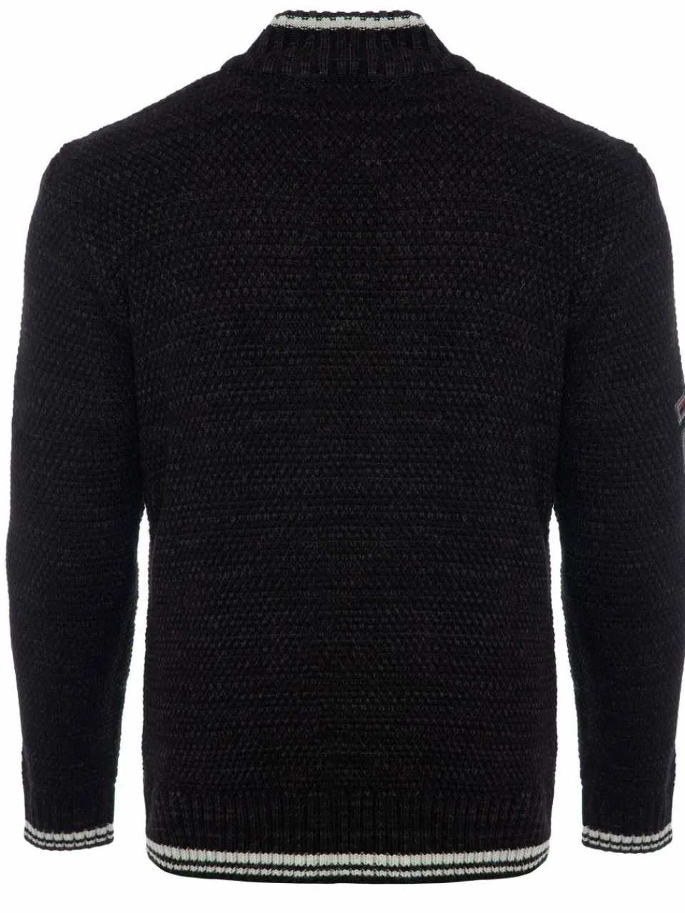 Carisma Pullover & Strickjacken<Herren Pullover schwarz uni