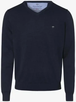 Fynch-Hatton Pullover & Strickjacken<Herren Pullover petrol uni