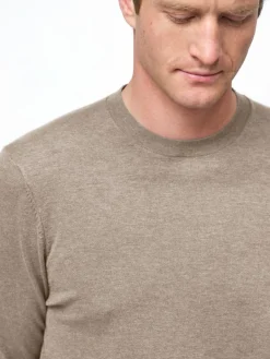 Profuomo Pullover & Strickjacken<Herren Pullover beige uni