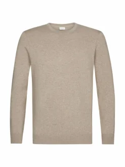 Profuomo Pullover & Strickjacken<Herren Pullover beige uni