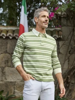 BABISTA Poloshirts<Herren Pullover - ALERIO lind gestreift