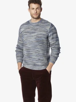 BABISTA Pullover & Strickjacken<Herren Pullover - ALESSINO blau gemustert