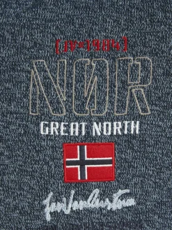 Jan Vanderstorm Pullover & Strickjacken<Herren Pullover - CAJETAN blau bedruckt