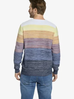 BABISTA Pullover & Strickjacken<Herren Pullover - CARIENO blau gelb gestreift