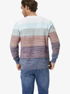 BABISTA Pullover & Strickjacken<Herren Pullover - CARIENO blau rot gestreift