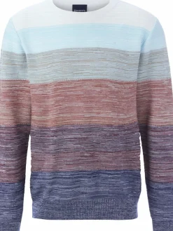 BABISTA Pullover & Strickjacken<Herren Pullover - CARIENO blau rot gestreift