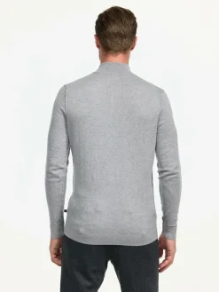 Zuitable Pullover & Strickjacken<Herren Pullover - DiZip grau uni