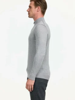 Zuitable Pullover & Strickjacken<Herren Pullover - DiZip grau uni
