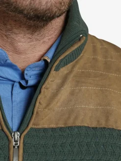 Charles Colby Pullover & Strickjacken<Herren Pullover - EARL FILIBERT grün gemustert