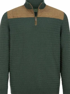 Charles Colby Pullover & Strickjacken<Herren Pullover - EARL FILIBERT grün gemustert