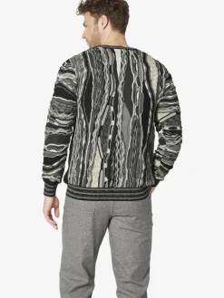 BABISTA Pullover & Strickjacken<Herren Pullover - FABISANTO grau bedruckt