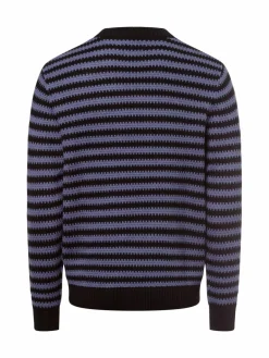 Jack & Jones Pullover & Strickjacken<Herren Pullover - Joreaton schwarz blau gestreift