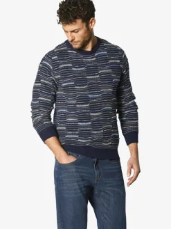 BABISTA Pullover & Strickjacken<Herren Pullover - LIVIBELTI blau bedruckt