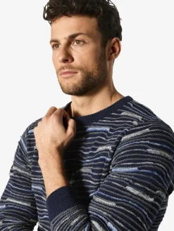 BABISTA Pullover & Strickjacken<Herren Pullover - LIVIBELTI blau bedruckt