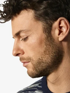 BABISTA Pullover & Strickjacken<Herren Pullover - LIVIBELTI blau bedruckt