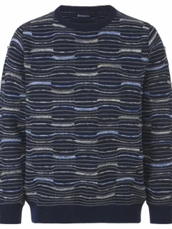 BABISTA Pullover & Strickjacken<Herren Pullover - LIVIBELTI blau bedruckt