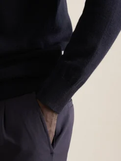 Seidensticker Pullover & Strickjacken<Herren Pullover - Uni blau uni