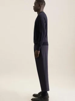 Seidensticker Pullover & Strickjacken<Herren Pullover - Uni blau uni