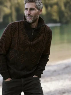 BABISTA Pullover & Strickjacken<Herren Pullover - VISTARINO braun gemustert