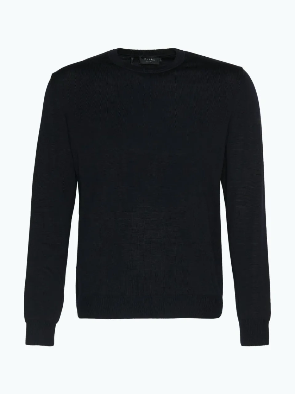 MAERZ Pullover & Strickjacken<Herren Pullover aus Merinowolle marine uni