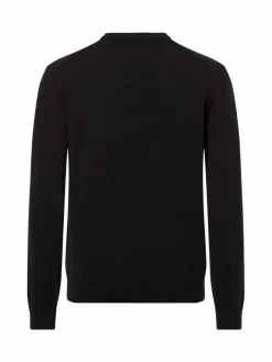 Gant Pullover & Strickjacken<Herren Pullover aus Wolle schwarz uni