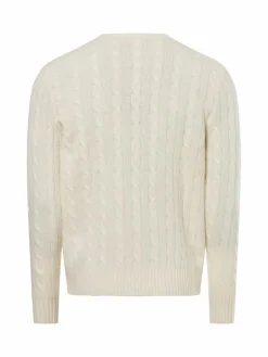 Polo Ralph Lauren Pullover & Strickjacken<Herren Pullover mir Cashmere-Anteil ecru uni