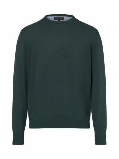 Finshley & Harding Pullover & Strickjacken<Herren Pullover mit Cashmere-Anteil oliv uni