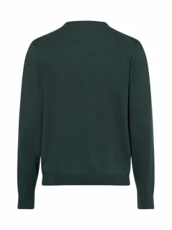 Finshley & Harding Pullover & Strickjacken<Herren Pullover mit Cashmere-Anteil oliv uni