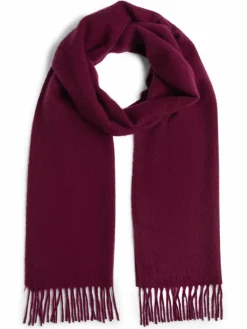 Finshley & Harding Schals & Tücher<Herren Pure Cashmere Schal bordeaux uni