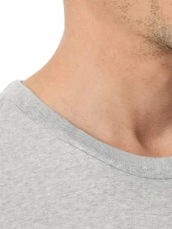 Schiesser Shirts<Herren Pyjamaoberteil - T-Shirt - Mix + Relax grau uni