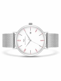 Rhodenwald & Söhne Uhren<Herren Quarzuhr - Arakon II silber uni