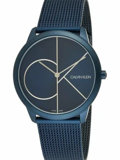 Calvin Klein Uhren<Herren Quarzuhr - K3M51T5N blau uni