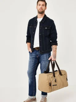 Paddock`s Taschen & Rucksäcke<Herren Reisetasche - Canvas Weekender beige uni