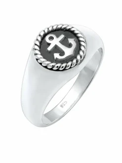 KUZZOI Schmuck<Herren Ring silber uni