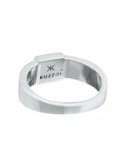 KUZZOI Schmuck<Herren Ring silber uni