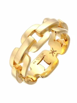 KUZZOI Schmuck<Herren Ring gold uni