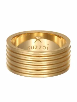 KUZZOI Schmuck<Herren Ring gold uni