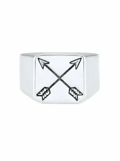 KUZZOI Schmuck<Herren Ring silber uni