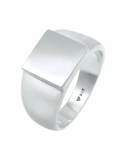 KUZZOI Schmuck<Herren Ring silber uni