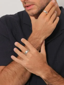 KUZZOI Schmuck<Herren Ring schwarz uni