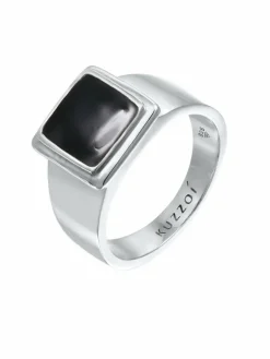 KUZZOI Schmuck<Herren Ring silber uni