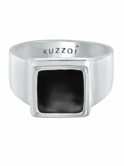 KUZZOI Schmuck<Herren Ring silber uni