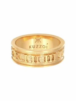 KUZZOI Schmuck<Herren Ring gold uni