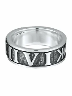 KUZZOI Schmuck<Herren Ring silber uni